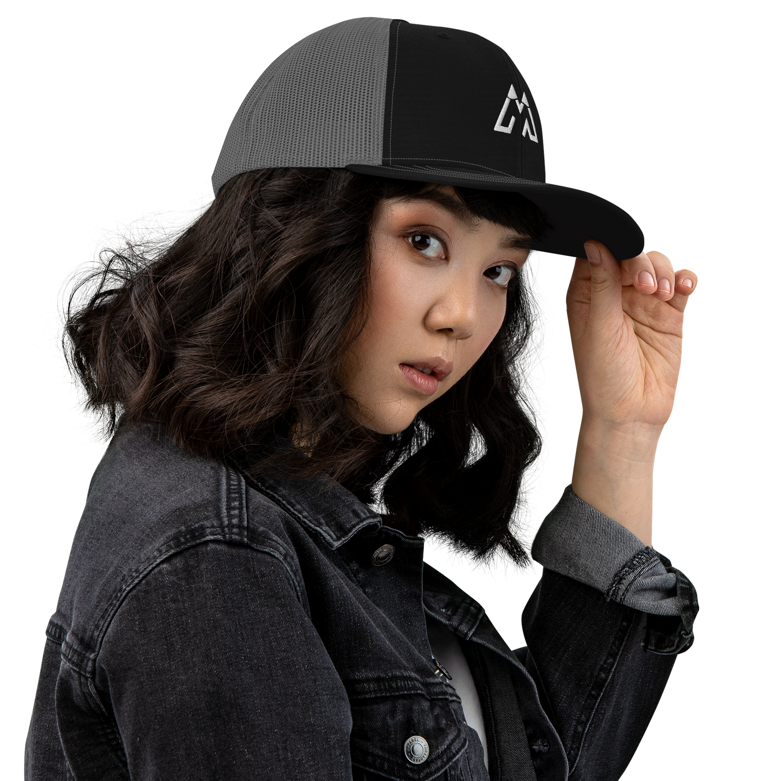 MOS Signature Trucker Cap — Black/Grey - Image 2